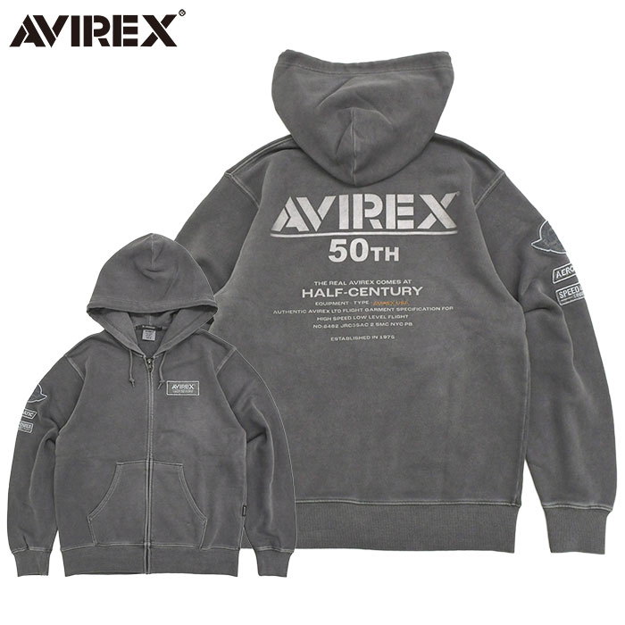 AVIREX（アヴィレックス） アビレックス パーカー ジップアップ メンズ