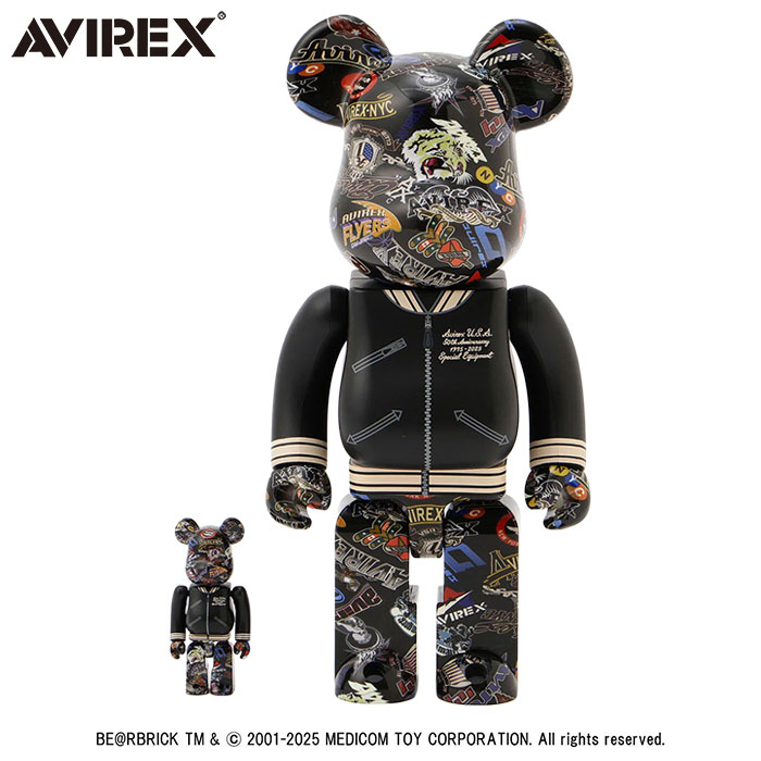 AVIREX（アヴィレックス） アビレックス フィギュア ベアブリック 50th