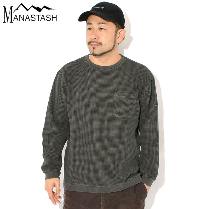 MANASTASH（マナスタッシュ） カットソー 長袖 メンズ ヘビー スナッグ