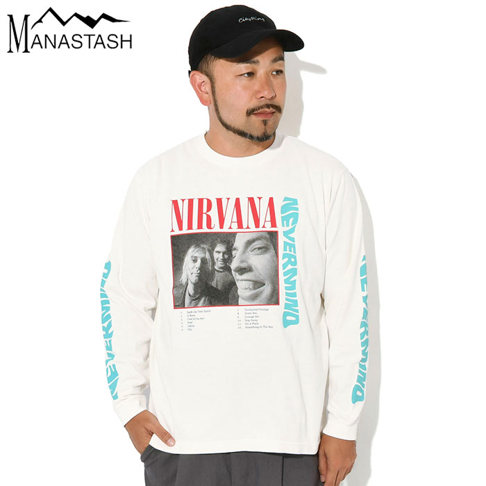 MANASTASH（マナスタッシュ） ロンT Tシャツ 長袖 メンズ ニルヴァーナ