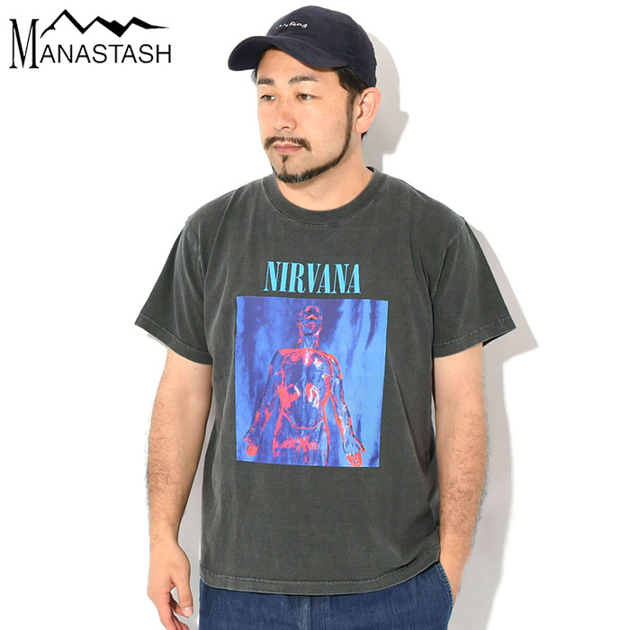 MANASTASH（マナスタッシュ） Tシャツ 半袖 メンズ ニルヴァーナ 