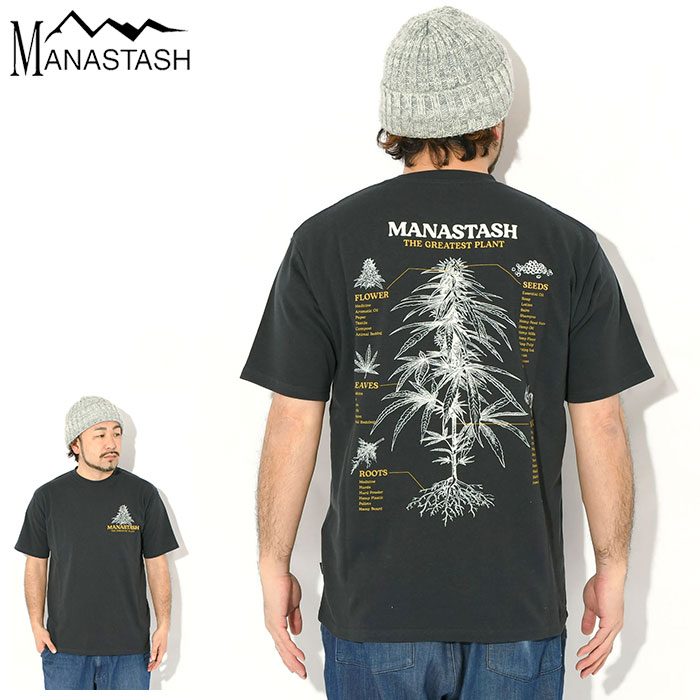 MANASTASH（マナスタッシュ） Tシャツ 半袖 メンズ TGP ヘンプ ( TGP