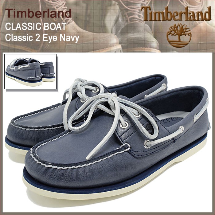 Timberlandティンバーランド2eye デッキシューズ　ネイビー迷彩レザー Timberland ティンバーランド デッキシューズ メンズ EK 2EYE