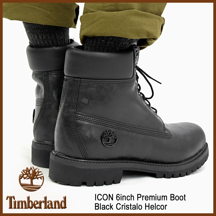 ティンバーランド Timberland ブーツ メンズ 男性用 アイコン 6インチ プレミアム Black Cristalo Helcor(A1JD9  ICON 6inch Premium Boot)
