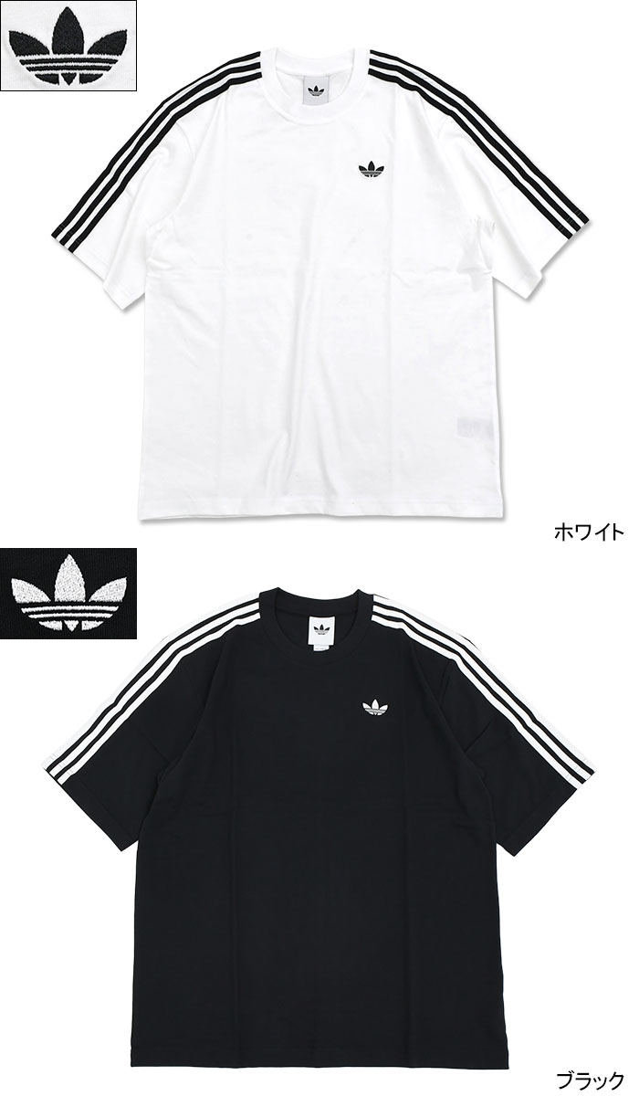 adidasアディダスのTシャツ Adicolor 3 Stripes Oversized04