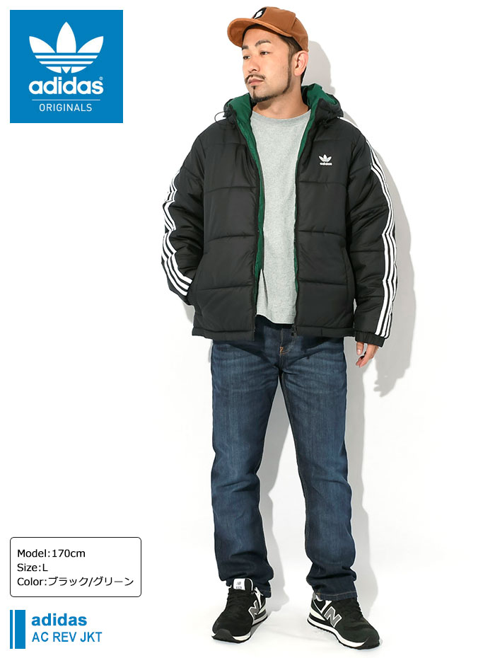 アディダス ジャケット adidas メンズ AC REV オリジナルス ( AC REV JKT Originals リバーシブル 中綿  JACKET アウター HZ0690 IL6116 )