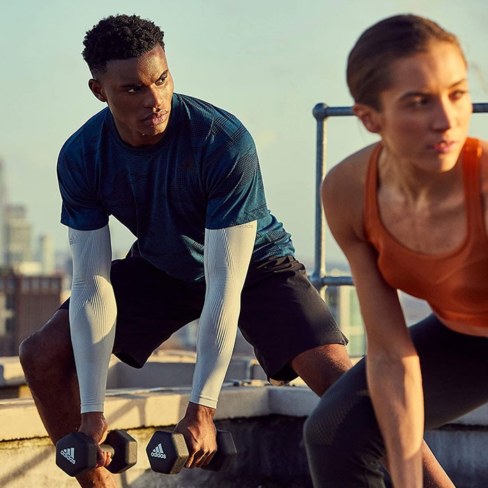 adidas（アディダス） ダンベル adidas 1kg ペア ( adidas Dumbbell