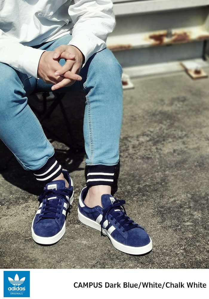 アディダス スニーカー adidas メンズ 男性用 キャンパス Dark Blue