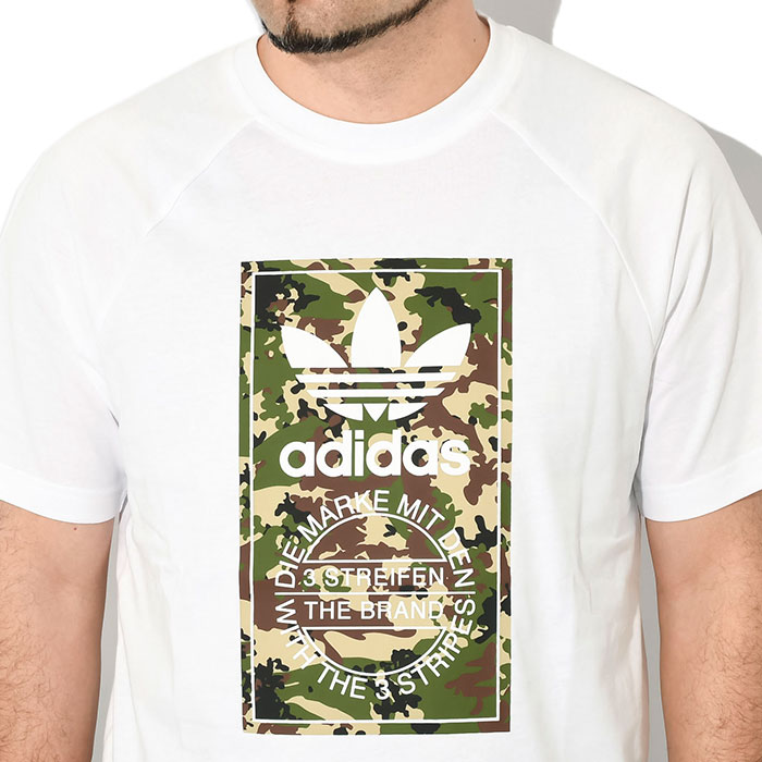 アディダス Tシャツ 半袖 adidas メンズ カモ タン ラグラン オリジナルス ( Camo Tongue Raglan S/S Tee  Originals カットソー IS0246 IS0236 )[M便 1/1]