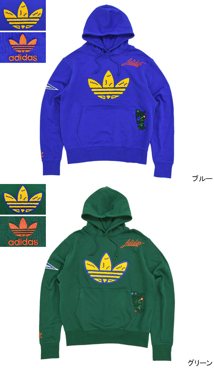 アディダス パーカー プルオーバー adidas メンズ C バッジ オリジナル