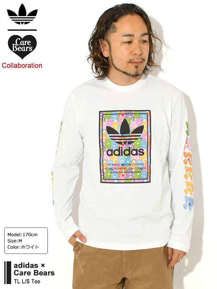 adidas Originals アディダス ロンT Tシャツ 長袖 メンズ ケアベア TL