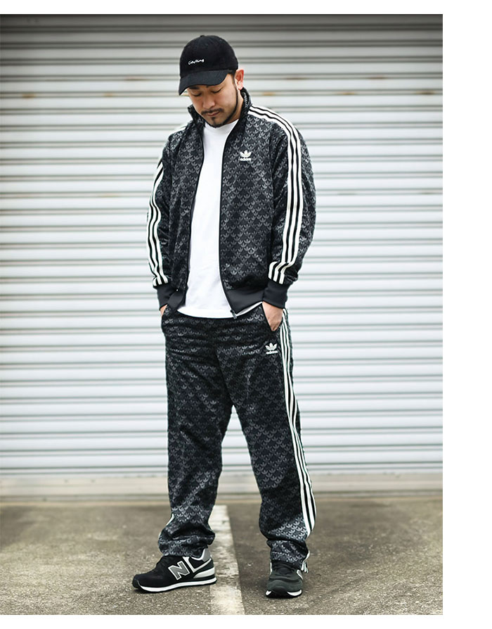 アディダス ジャージー ジャケット adidas メンズ ファイアーバード モノグラム トラック トップ ジャージ オリジナルス(Firebird  Monogram JKT IS2925 IS0218)