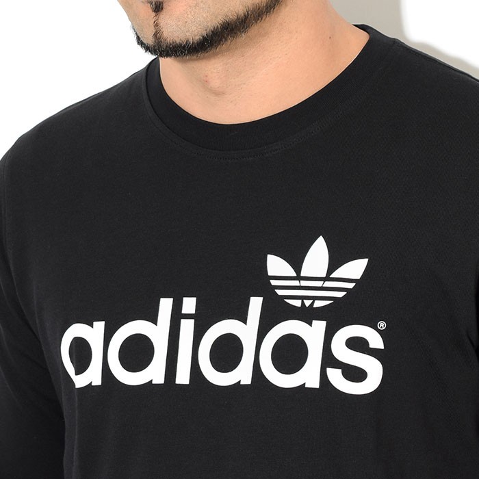04M841◯ adidas originals トレフォイル 新品 ロンT adidas Originals アディダス Tシャツ 長袖 メンズ トレフォイル