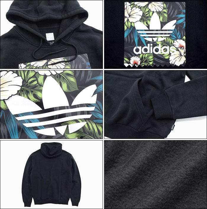 アディダス プルオーバー パーカー adidas メンズ アディフローラル