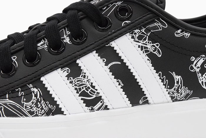 アディダス スニーカー adidas メンズ 男性用 ディズニー ニッツァ スポーツ グーフィー Core Black/Footwear White  オリジナルス ( FW9590 ) : adi-fw9590 : ice field - 通販 - Yahoo!ショッピング