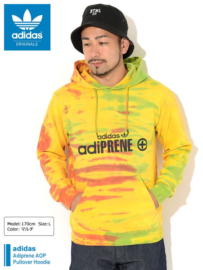 アディダス プルオーバー パーカー adidas メンズ アディプリン AOP