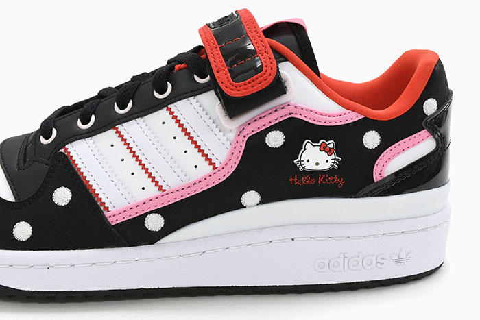 アディダス スニーカー adidas レディース & メンズ ハローキティ ウィメンズ フォーラム ロー Core Black/Footwear  White/Pink (GW7167)