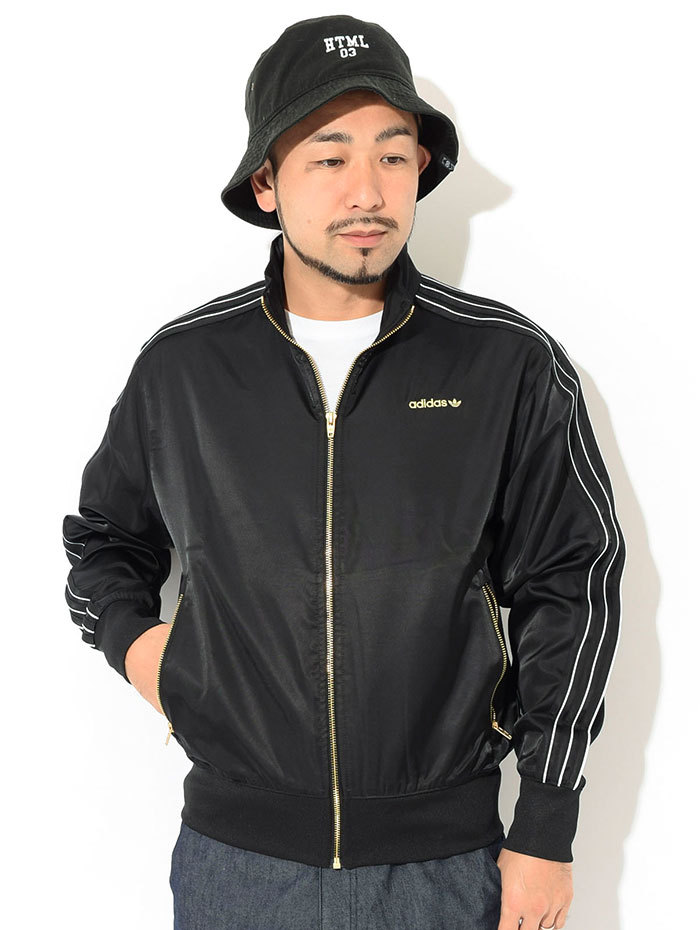 adidasアディダスのジャケット Firebird Satin Track Top02