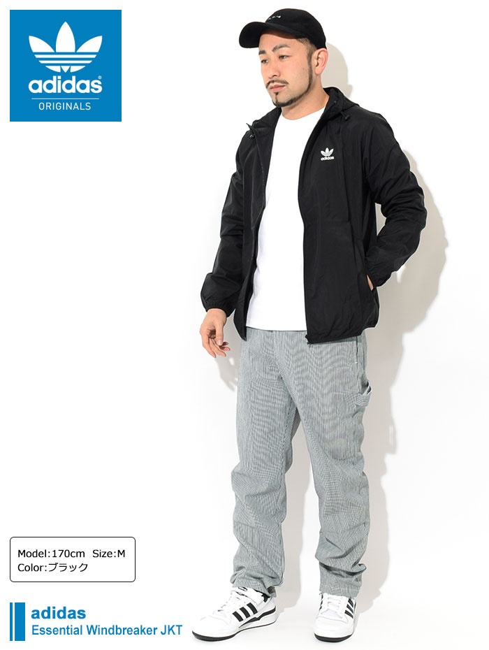 アディダス ジャケット adidas メンズ エッセンシャル ウインドブレーカー オリジナルス ( Essential Windbreaker JKT  Originals H34687 ) :ADI-H34687:ice field - 通販 - Yahoo!ショッピング