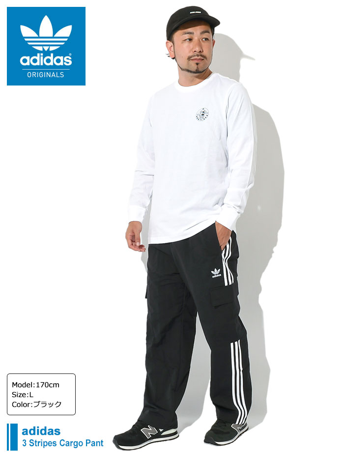 アディダス パンツ adidas メンズ 22FW 3 ストライプス カーゴパンツ