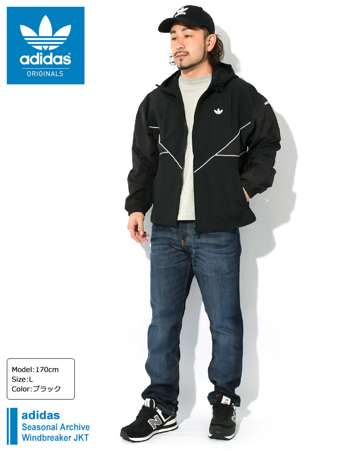 アディダス ジャケット adidas メンズ シーズナル アーカイブ ウインドブレーカー オリジナルス (Seasonal Archive  Windbreaker JKT HR3322)