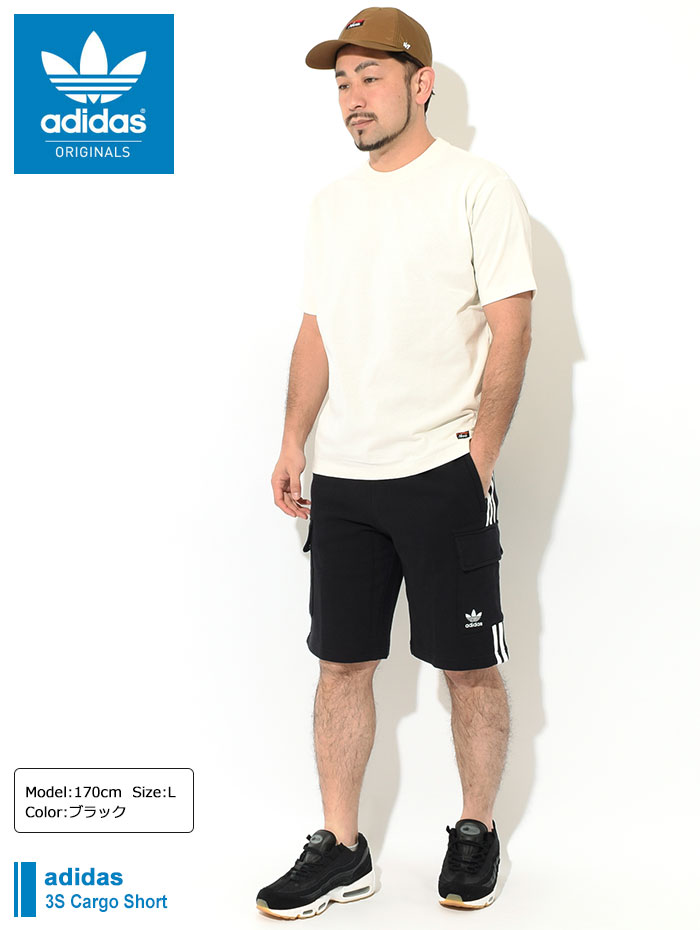 アディダス ハーフパンツ adidas メンズ 3S カーゴ ショーツ