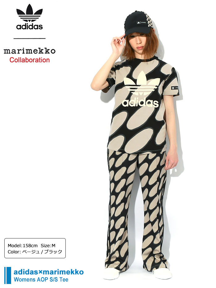 アディダス Tシャツ 半袖 adidas レディース マリメッコ ウィメンズ AOP コラボ オリジナルス ( marimekko AOP S/S  Tee Originals IC1543 )