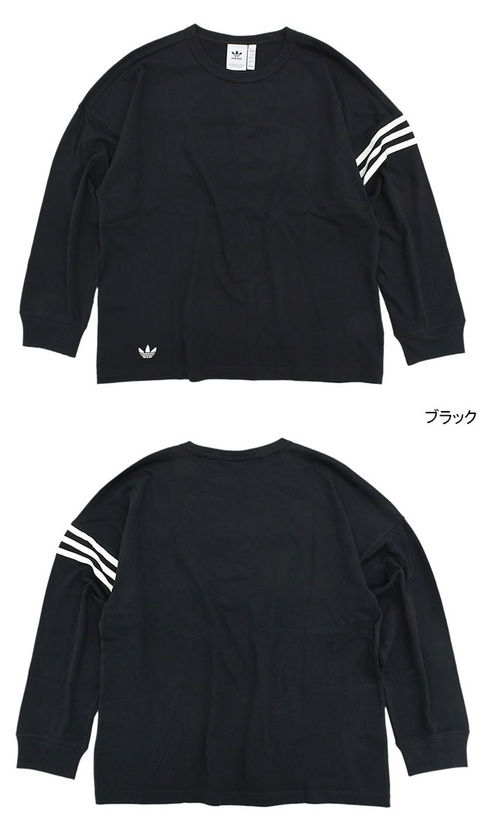 adidas Originals アディダス ロンT Tシャツ 長袖 メンズ 24FW