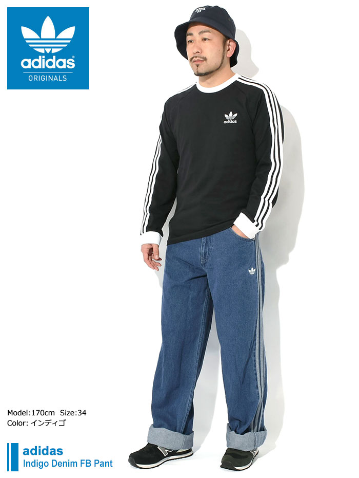 adidas Originals アディダス パンツ メンズ インディゴ デニム