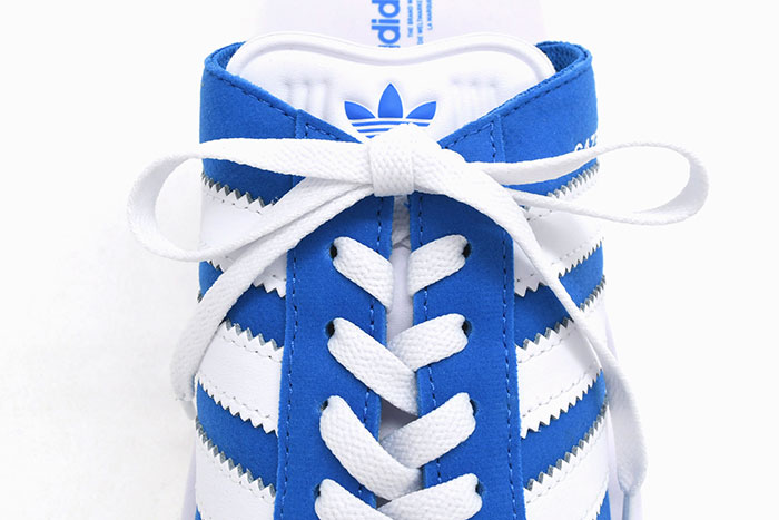 adidas GAZE ビーチサンダル 青/白 ガゼル ビーチ スライド / Gazelle Beach Slides サンダル