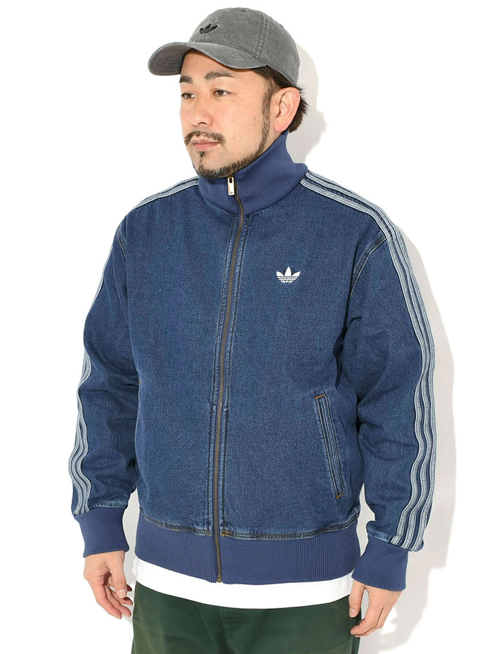 adidasアディダスのジャケット Adicolor Indigo Denim Firebird Track Top09