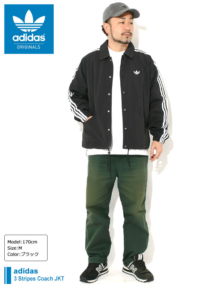 adidasアディダスのジャケット 3 Stripes Coach01
