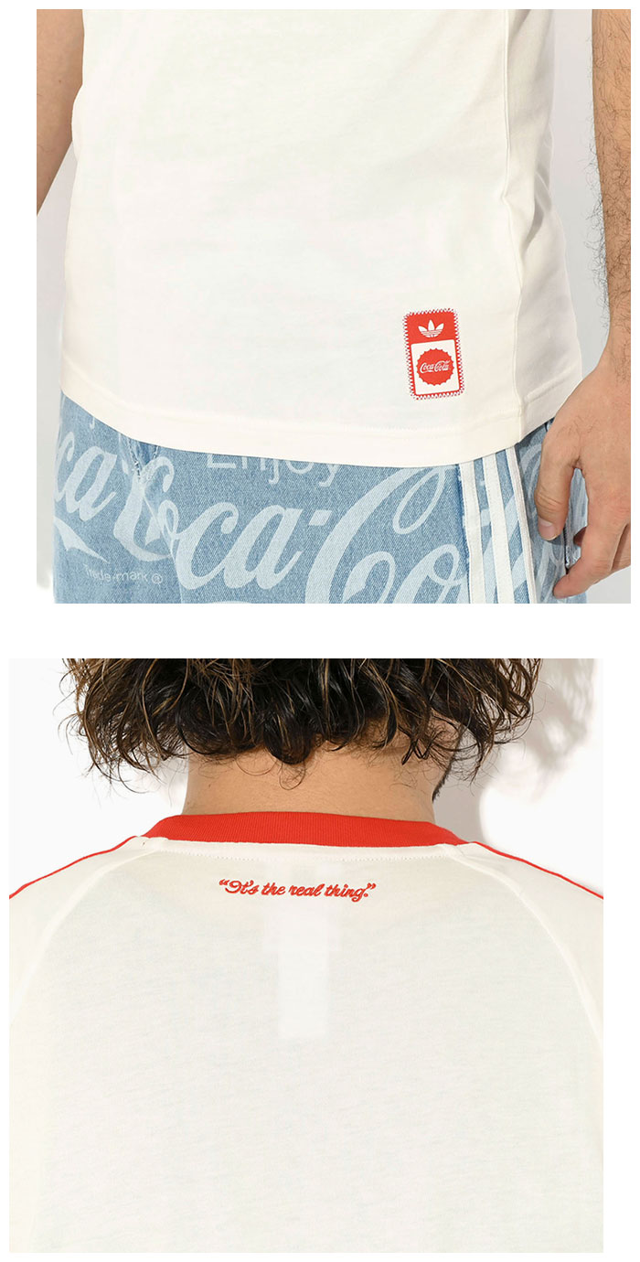 adidasアディダスのTシャツ Coca-Cola Cali08