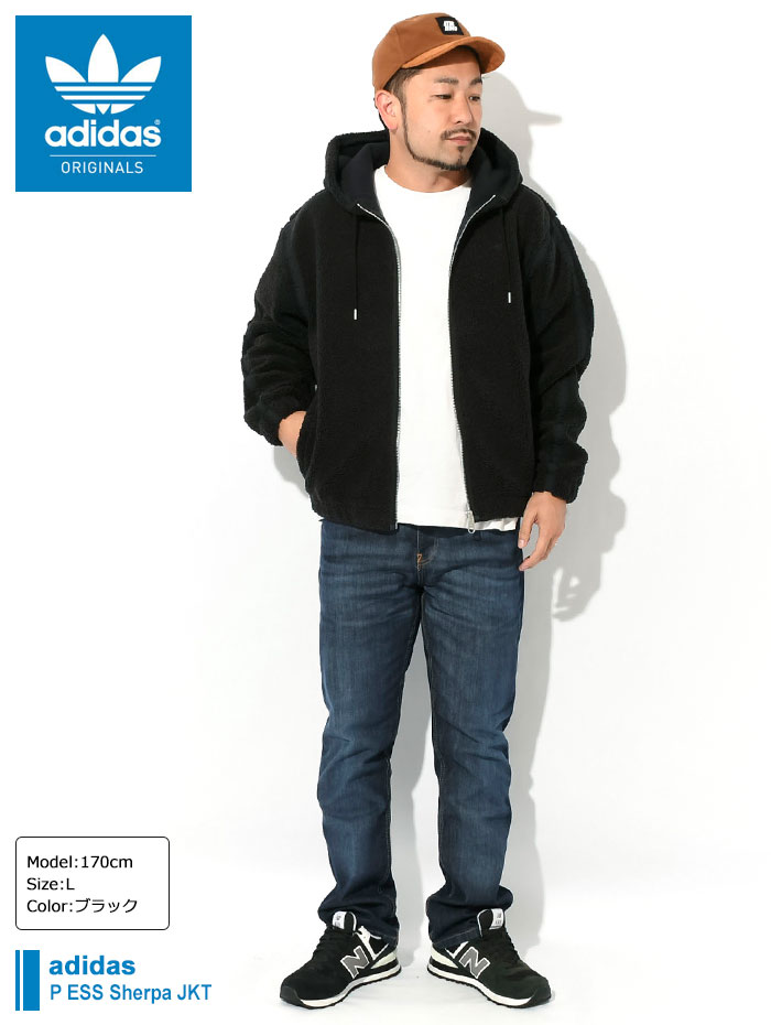 アディダス ジャケット adidas メンズ P ESS シェルパ オリジナルス ( P ESS Sherpa JKT Originals  フリースジャケット FLEECE JACKET アウター II5807 IM4441 )