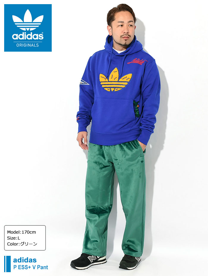 アディダス パンツ adidas メンズ P ESS+ V オリジナルス ( P ESS+ V Pant Originals ベロアパンツ  トラックパンツ ボトムス II5805 IM4453 )