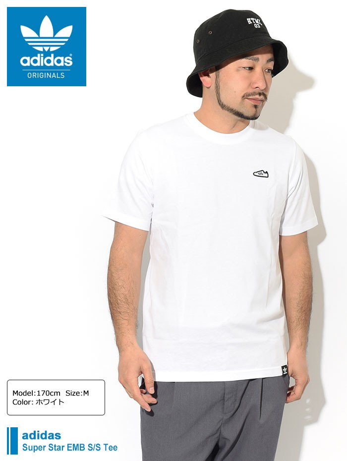 adidas Originals アディダス Tシャツ 半袖 メンズ スーパースター EMB