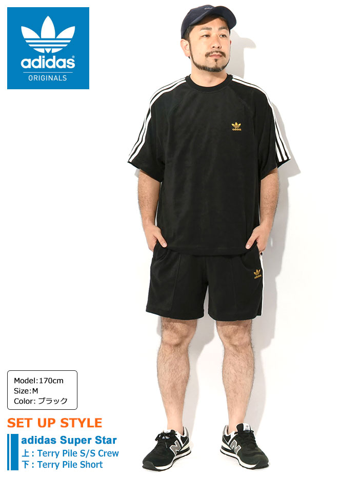 adidasアディダスのTシャツ Super Star Terry Pile Crew13
