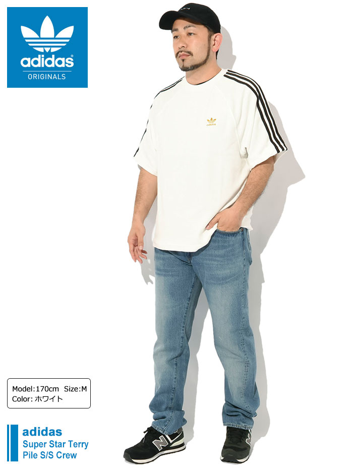 adidasアディダスのTシャツ Super Star Terry Pile Crew14
