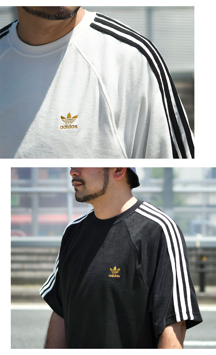 adidasアディダスのTシャツ Super Star Terry Pile Crew03
