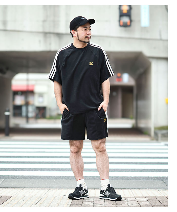 adidasアディダスのTシャツ Super Star Terry Pile Crew08