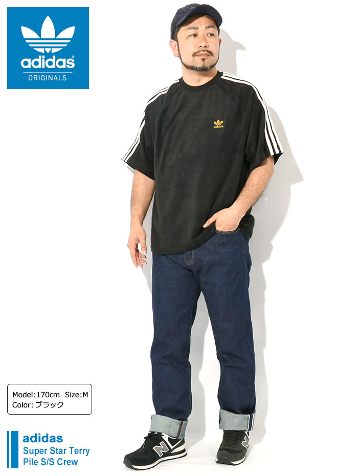 adidasアディダスのTシャツ Super Star Terry Pile Crew09