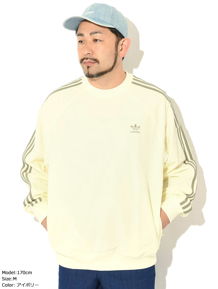 Mayo様 adidas★トレフォイル ベルベット クロップド長袖トップス adidas Originals アディダス カットソー 長袖 メンズ