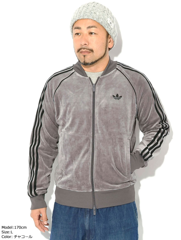 adidasアディダスのジャージー Velour SST Track Top12