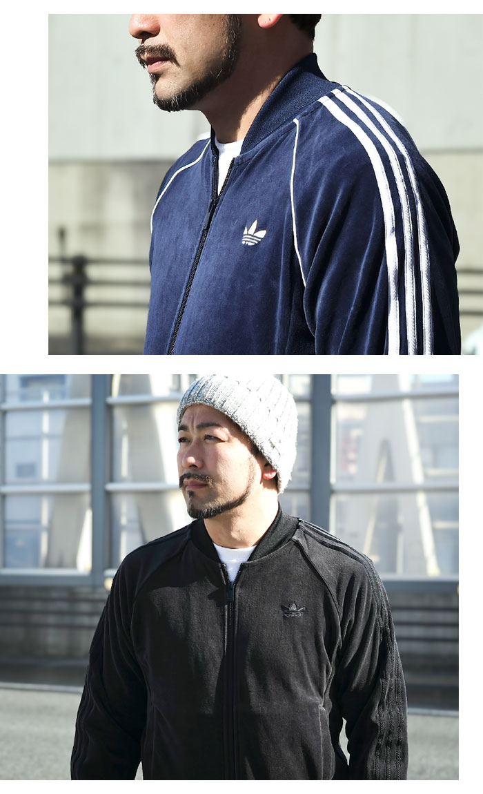 adidasアディダスのジャージー Velour SST Track Top03