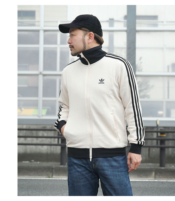 adidas ワッフルクラシックトップ adidas WAFFLE CLASSIC BECKENBAUER TRACK TOP | atmos（アトモス