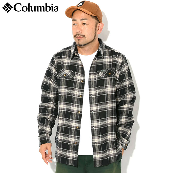 Columbia（コロンビア） シャツ 長袖 メンズ フレア ガン ストレッチ