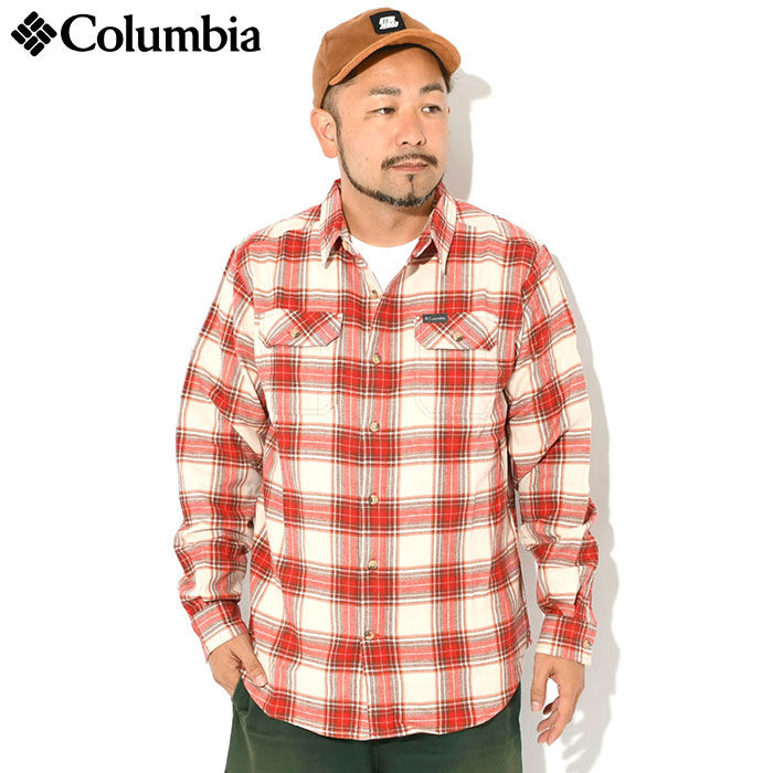 Columbia（コロンビア） シャツ 長袖 メンズ フレア ガン ストレッチ