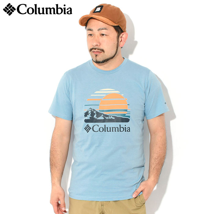 Columbia コロンビア Tシャツ 半袖 メンズ パス レイク