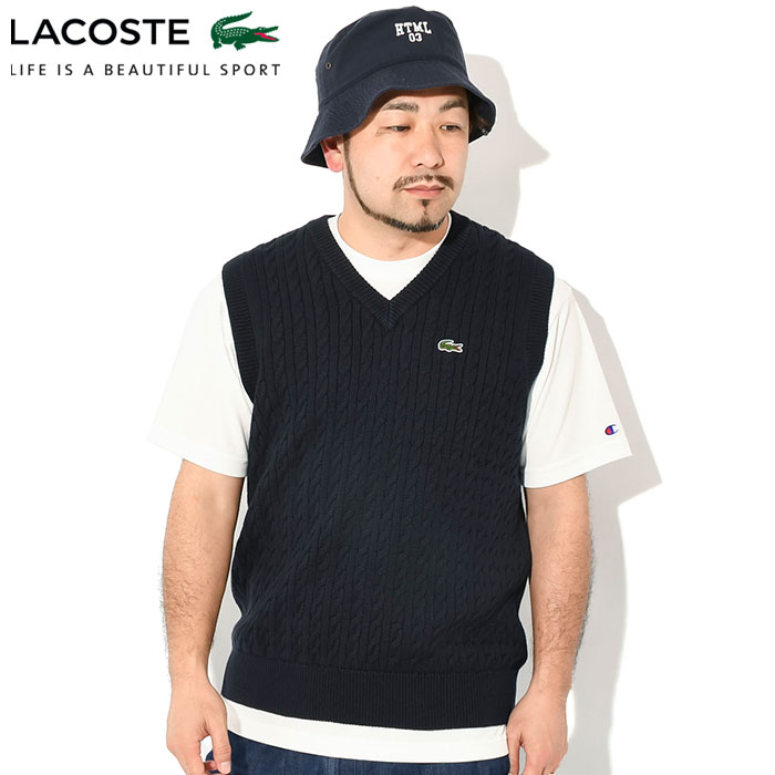 ラコステ ベスト LACOSTE メンズ AH7633 ニット ( AH7633 Knit Vest...