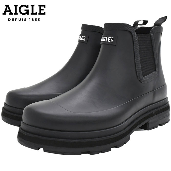 エーグル ブーツ AIGLE メンズ 男性用 ソフト レイン M2 Noir ( SOFT 